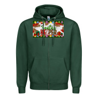 Sports Green Christmas Santa's Helper Zipper Hoodie - Artiststas