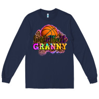 Navy basketball granny Long Sleeve Tee - OliviaCreatesArt