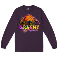 Plum basketball granny Long Sleeve Tee - OliviaCreatesArt