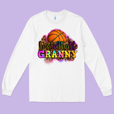 Basketball Granny Long Sleeve Tee Designed By Oliviacreatesart