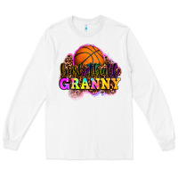 White basketball granny Long Sleeve Tee - OliviaCreatesArt