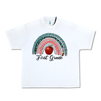 White first grade rainbow Urban Heavy Tee - RanaPortraitStore