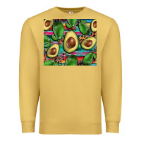 Antique Gold avacado Premium Sweatshirt - BarkalooDesign