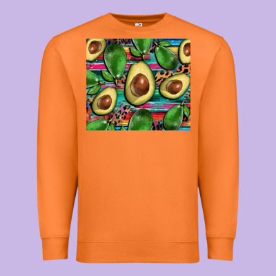 Avacado Premium Sweatshirt Designed By Barkaloodesign