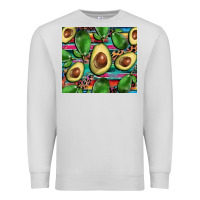 Dove Grey avacado Premium Sweatshirt - BarkalooDesign