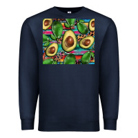 Navy avacado Premium Sweatshirt - BarkalooDesign