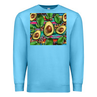 Ocean Blue avacado Premium Sweatshirt - BarkalooDesign