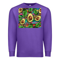 Purple avacado Premium Sweatshirt - BarkalooDesign