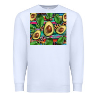 White avacado Premium Sweatshirt - BarkalooDesign