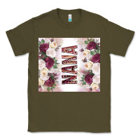 Army Green mother's day nana flowers tumbler tbs Classic Tee - TumblerDesignByShophia