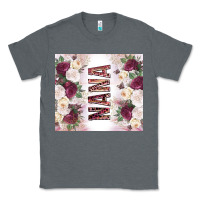 Charcoal Heather mother's day nana flowers tumbler tbs Classic Tee - TumblerDesignByShophia