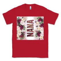 Red mother's day nana flowers tumbler tbs Classic Tee - TumblerDesignByShophia