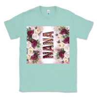 Seafoam mother's day nana flowers tumbler tbs Classic Tee - TumblerDesignByShophia