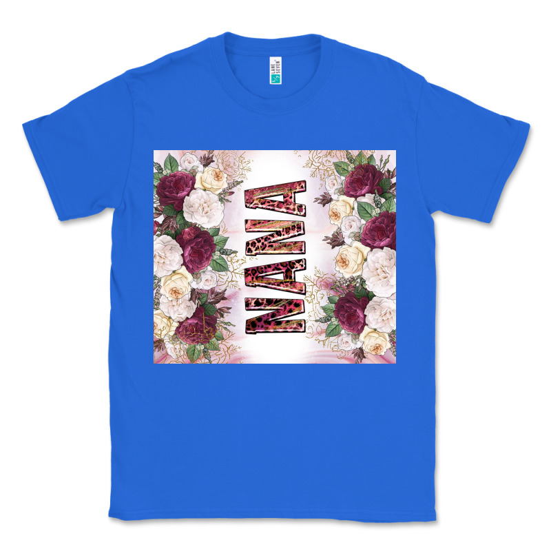 Mother's Day Nana Flowers Tumbler Tbs Classic Tee by TumblerDesignByShophia | Teevron