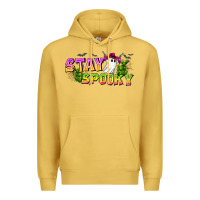 Antique Gold Stay Spooky Premium Hoodie - CowhideDigitalArt