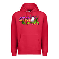 Cardinal Stay Spooky Premium Hoodie - CowhideDigitalArt