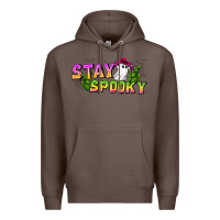Coffee Stay Spooky Premium Hoodie - CowhideDigitalArt