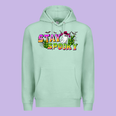 Stay Spooky Premium Hoodie Designed By Cowhidedigitalart