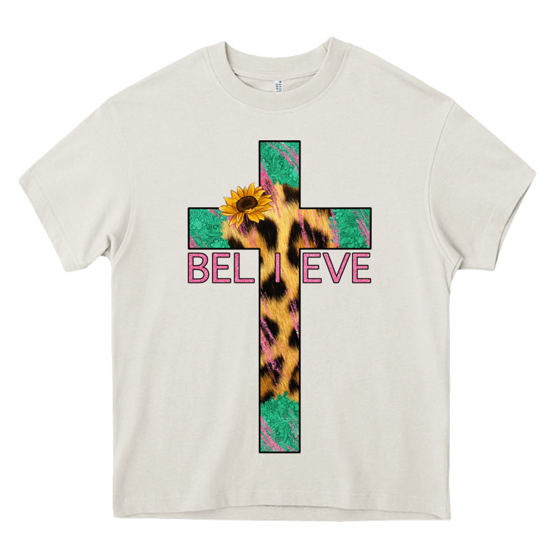 Believe Cross Heavy Core Tee by Bettercallsaul | Teevron