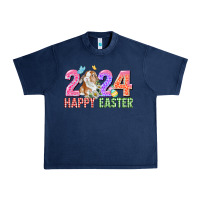 Navy 2024 happy easter Urban Heavy Tee - CowGirlArtShop