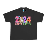 Pigment Black 2024 happy easter Urban Heavy Tee - CowGirlArtShop