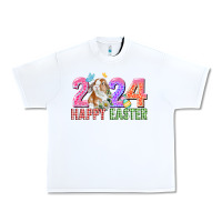 White 2024 happy easter Urban Heavy Tee - CowGirlArtShop