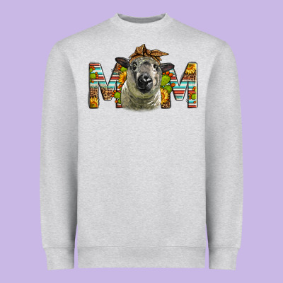 Hampshire Sheep Mom Mother's Day Heavyweight Sweatshirt Designed By Lillyallendesigns