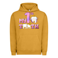 Pigment Peanut Butter my first tooth with teeth for girls Urban Hoodie - AdoDesignShop