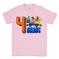 Bubblegum Pink Fourth Grade Classic Tee - RanaPortraitStore