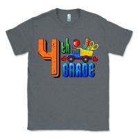 Charcoal Heather Fourth Grade Classic Tee - RanaPortraitStore