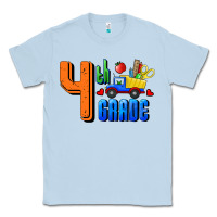 Dusty Blue Fourth Grade Classic Tee - RanaPortraitStore