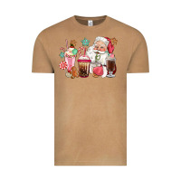 Vintage Camel pink santa christmas santa coffe cups Vintage Tee - CowGirlArtShop