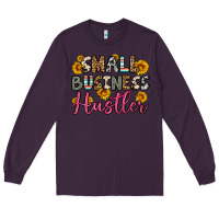 Plum small business hustler Long Sleeve Tee - OliviaCreatesArt