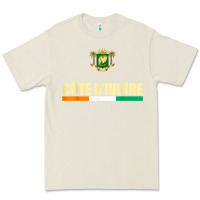 Bone Cote d_Ivoire National Flag Ivory Coast Coat Of Arms Gift Premium Tee - trangStudio