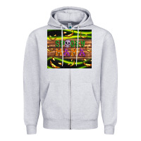 Heather Grey Spooky mama Zipper Hoodie - Artiststas