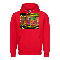 Red Spooky mama Zipper Hoodie - Artiststas