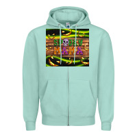 Seafoam Spooky mama Zipper Hoodie - Artiststas