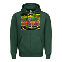 Sports Green Spooky mama Zipper Hoodie - Artiststas
