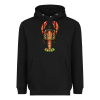 Black lobster Heavyweight Hoodie - BarkalooDesign