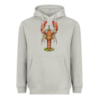 Moon Dust lobster Heavyweight Hoodie - BarkalooDesign