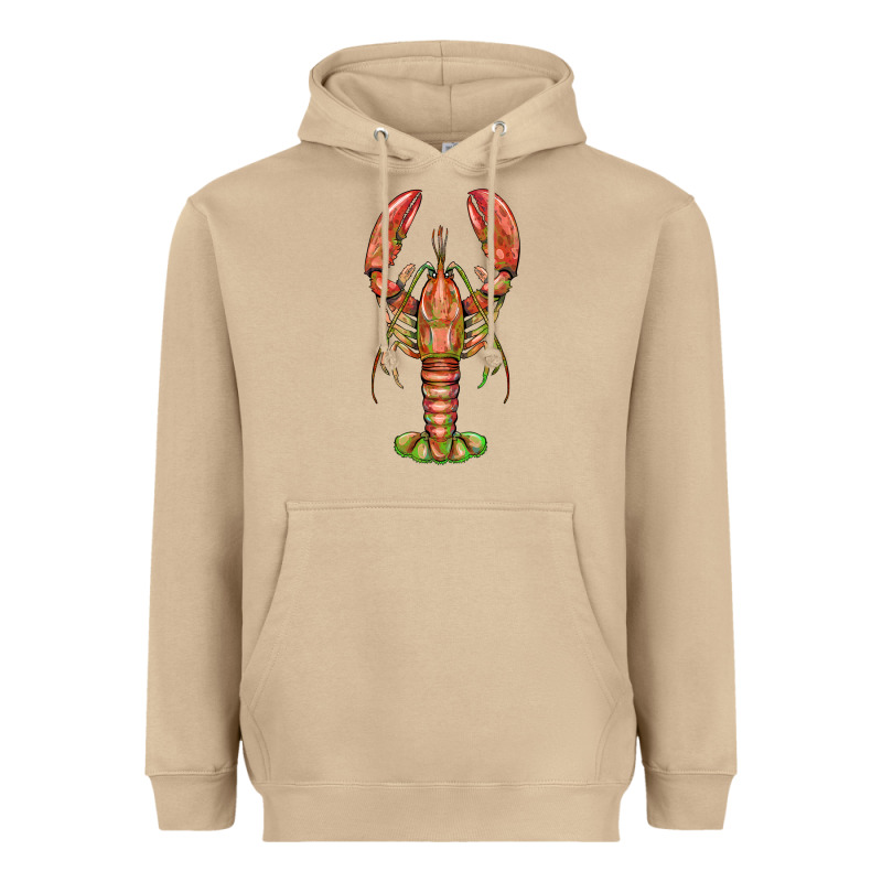 Lobster Heavyweight Hoodie by BarkalooDesign | Teevron