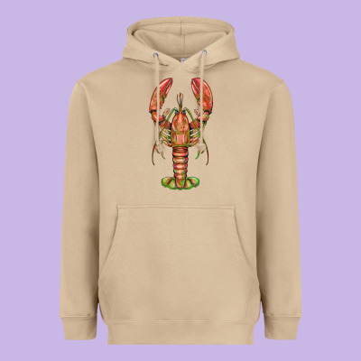 Lobster Heavyweight Hoodie Designed By Barkaloodesign