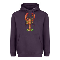 Plum lobster Heavyweight Hoodie - BarkalooDesign
