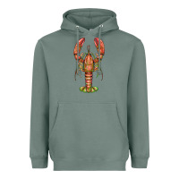 Sage lobster Heavyweight Hoodie - BarkalooDesign