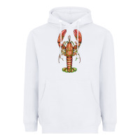 White lobster Heavyweight Hoodie - BarkalooDesign