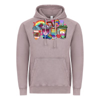 Vintage Zinc lgbtq coffee cups Vintage Hoodie - HowdyJamesFarm