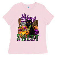 Bubblegum Pink Stay Sweet Ladies Tee - texasbilliewilder