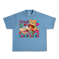 Pebble Blue I teach sweethearts Valentine's Day Urban Heavy Tee - HowdyJamesFarm