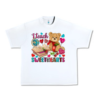 White I teach sweethearts Valentine's Day Urban Heavy Tee - HowdyJamesFarm