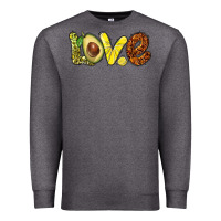 Charcoal Heather love avocado Premium Sweatshirt - BarkalooDesign